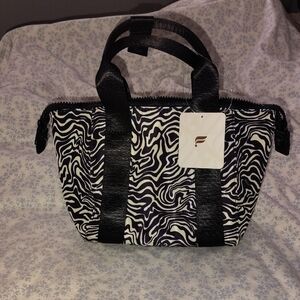Fabletics Black and White Shoulder Bag